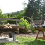 Feuerstelle für Lagerfeuer und zum grillen